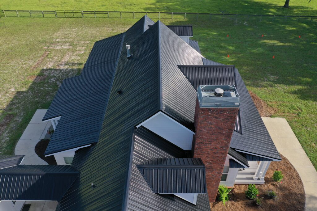 Standing seam metal roof installed by Southern Pro Roofing on a Central Florida home